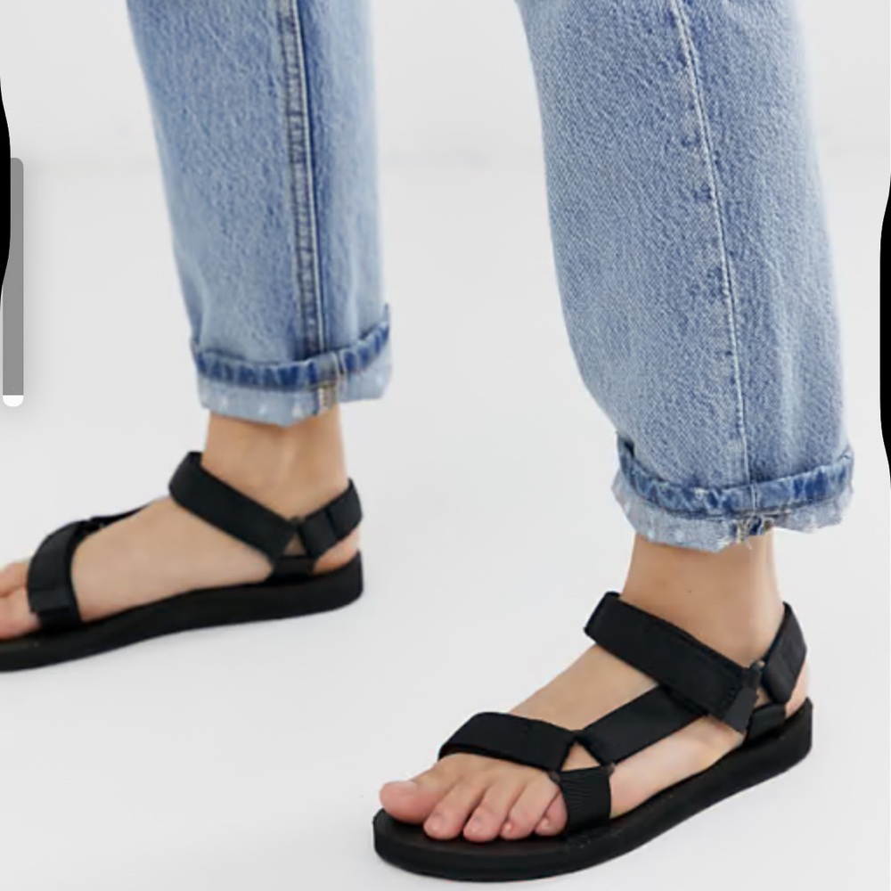 Teva Women's Black Strappy Sandals
